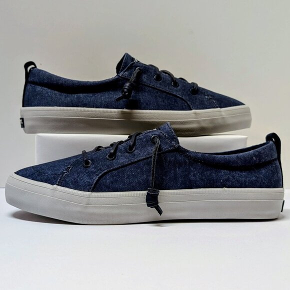 Sperry Top-Sider Crest Vibe Washed Jersey Sneaker in Navy - STS87796 - Picture 7 of 16
